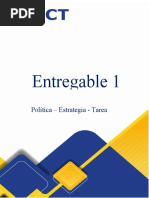 Entregable 1 - Politica-Estrategia-Tarea