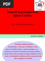 Tema 05 La Jerarquia de La Iglesia Católica