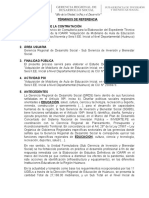 Ok Inicial TDR Elaboración de Expediente Técnico-Mobiliario Inicial