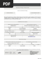 STPS Formato de Aviso de Accidentes de Trabajo