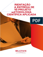 Orientações - Entrega Pré Projeto