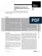 Performance and Diagnostic Accuracy of A Urine-Based Human Papillomavirus Assay in A Referral Population