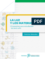 Material para Estudiantes La Luz y Los Materiales Continuemos Estudiando