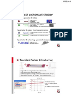 CST Microwave Studio: General Purpose Solver 3d-Volume