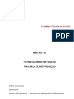 NTC - 903100 - Fornecimento em Tensão Primaria de Distribuição