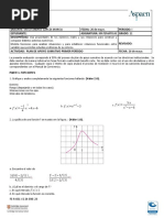 Evaluación de Plan de Apoyo Matemáticas 11