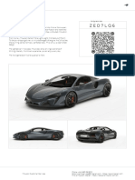 McLaren Artura Order ZED7LQ6 Summary 2023-04-03