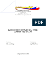 Trabajo Derecho Constitucional y Orden Juridico