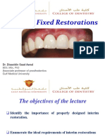 L5 - Interim Fixed Restorations 1