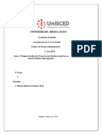 O Regime Juridico Do Exercicio Dos Direitos Colectivos Na Funcao Publica Mocambicana