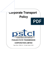 Transport Policy PSTCL