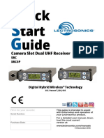 Lectrosonics SRC Start Guide