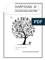 Modelo 6° Matemáticas