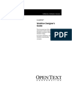 Livelink: Workflow Designer's Guide