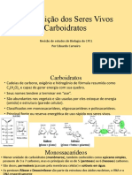 Composição Dos Seres Vivos - Carboidratos