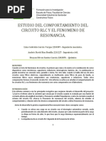 Laboratorio 4 Estudio Del Comportamiento Del Circuito RLC y El Fenomeno de Resonancia