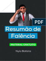 Falência - Resumão - DIREITO EMPRESARIAL