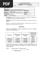 Ejercicio de Matriz BCG