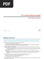 US Sovereign Rating Downgrade Implications