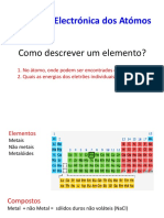 QG LEC 2022 - 23 Aula 1. Estrutura Electrónica Dos Átomos