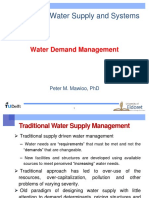 Water Demand Management - 2023