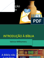 TP12 - Introdução À Bíblia - Abordagem Introdutória