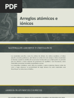 Arreglos Atómicos e Iónicos