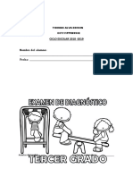 Evaluacion Diagnostica de Tercer Grado de Primaria