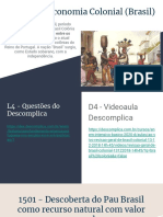 S4L4D4 História - Brasil Colonial