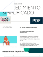 11.1 Procedimiento Simplificado Procesal Penal