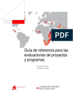 Guía de Referencia para Las Evaluaciones de Proyectos y Programas