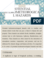 Potential Hydrometeorogical Hazards