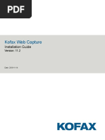 Kofax Web Capture Installation Guide - KofaxWebCaptureInstallGuide - EN