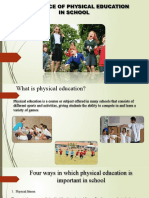 Importance of PE in School