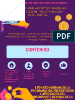 Aspectos Generales Del Proceso Presupuestal Colombiano