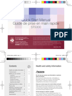 Quick Start Manual Guide de prise en main rapide: ST5000 - QSM - AMERICA.indb 3 2010-01-20 오후 8:13:23