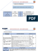 Ii Unidad de Aprendizaje-2° Año