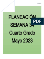 4 Planeacion Semana 34 Cuarto Grado 2023