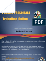 Passo A Passo para Trabalhar Online