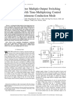 Single-Inductor Multiple-Output Switching Converters With Time-Multiplexing Control in Discontinuous Conduction Mode