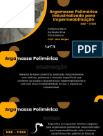 Argamassa Polimérica Industrializada