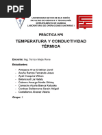 Practica N°6 TEMPERATURA Y CONDUCTIVIDAD TÉRMICA - Documentos de Google