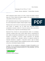 Cuestionario y Caso Clínico Eccas Urrutia