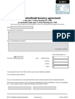 Tenancy Agreement RLA AST