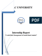 Brac University: Internship Report