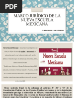 Nueva Escuela Mexicana Marco Juridico