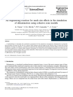 2006 - An Engineering Solution For Mesh Size Effects in The Simulation of Delamination Using Cohesive Models - Turon