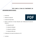 Place Du Diagnostic Dans Le Plan de Traitement en ODF