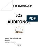 Trabajo de Investigación Audifonos Maite