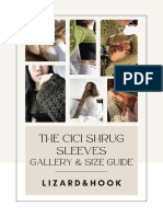 The Cici Shrug Sleeves Gallery Size Guide Land H